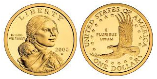 200 Sacagawea Dollar picture