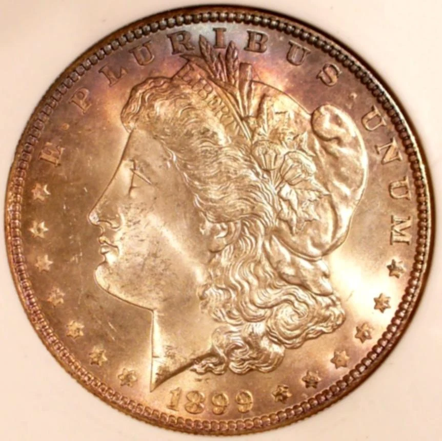 1899 Morgan dollar obverse
