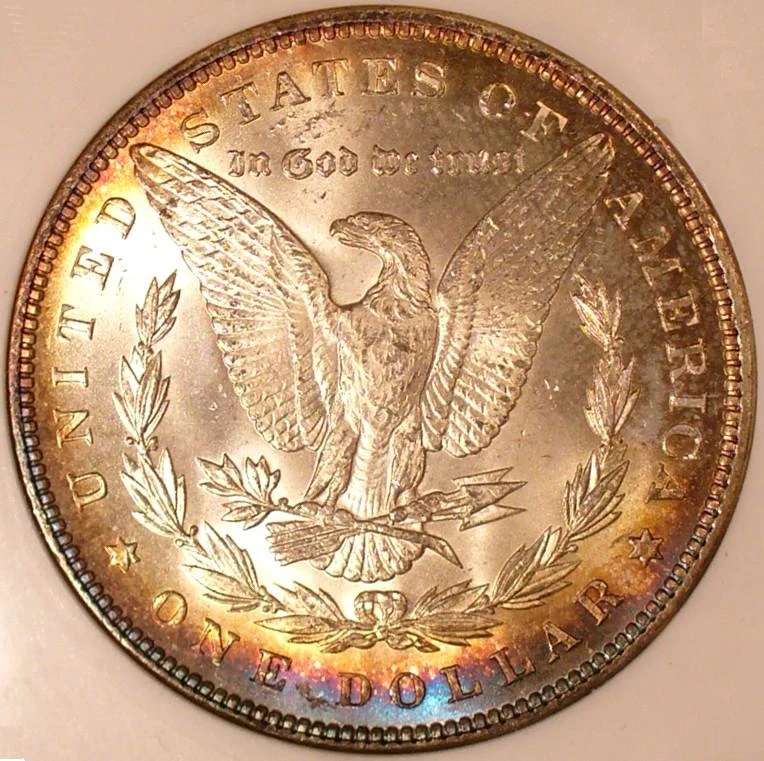1899 Morgan dollar reverse