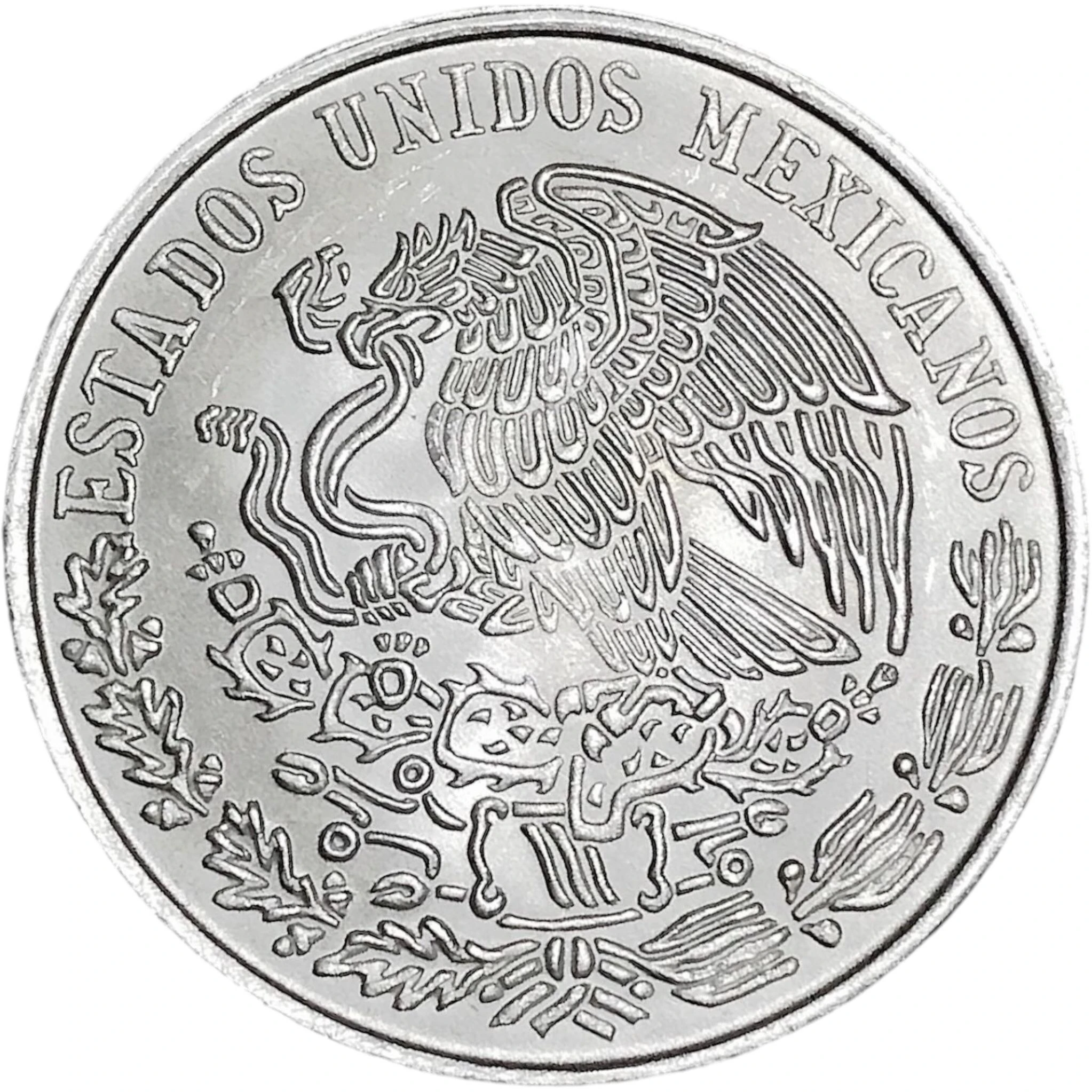 1978 Mexican .720 Silver One Hundred Pesos — Morelos obverse: Mexican national arms