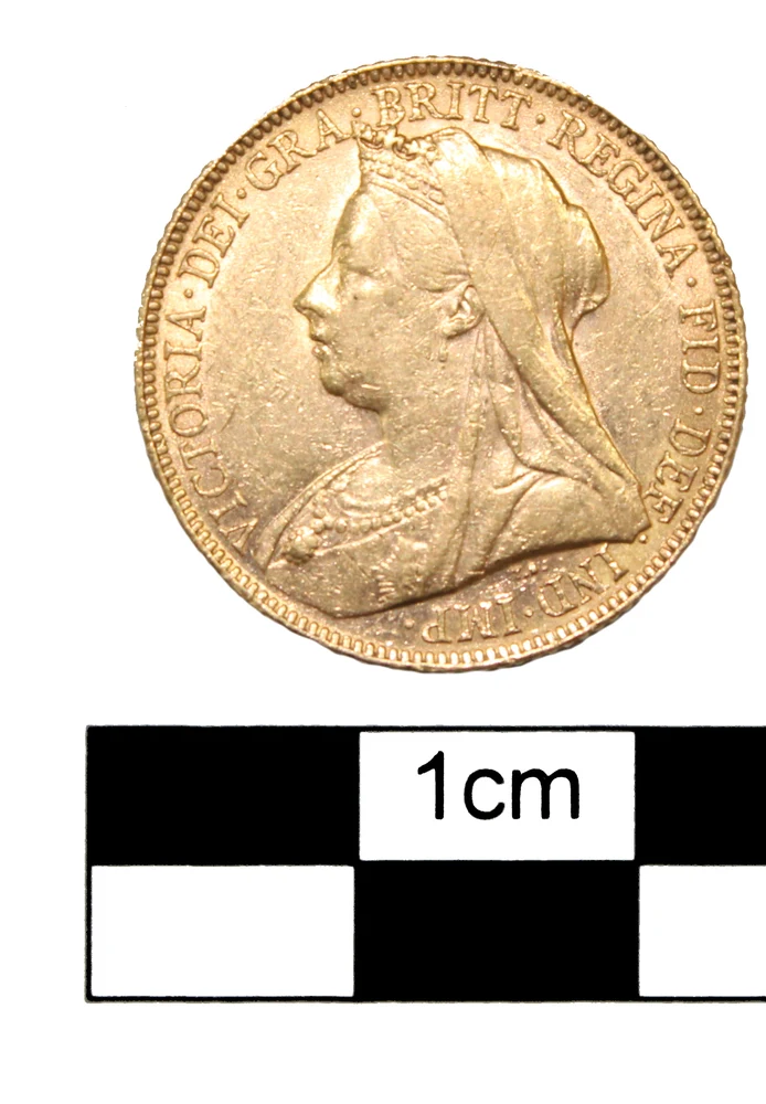 1900 Victoria veiled-head full sovereign obverse